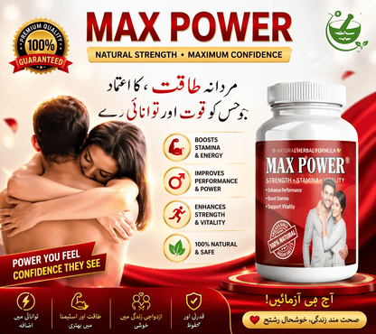 Max Power Capsules for Men – Stamina, Timing & Performance Support Formula Dr Herbal 